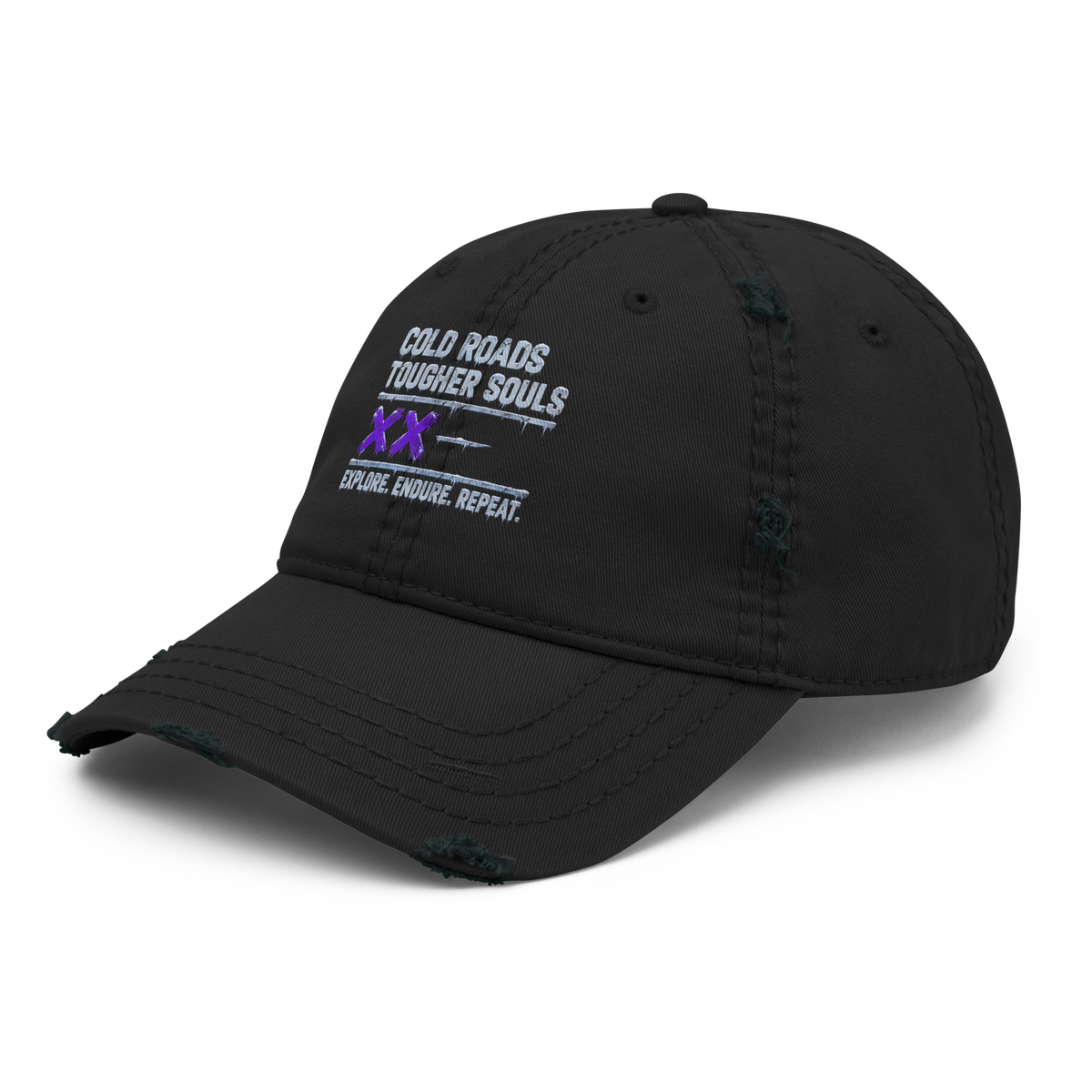 SNOWTIRE Distressed Hat