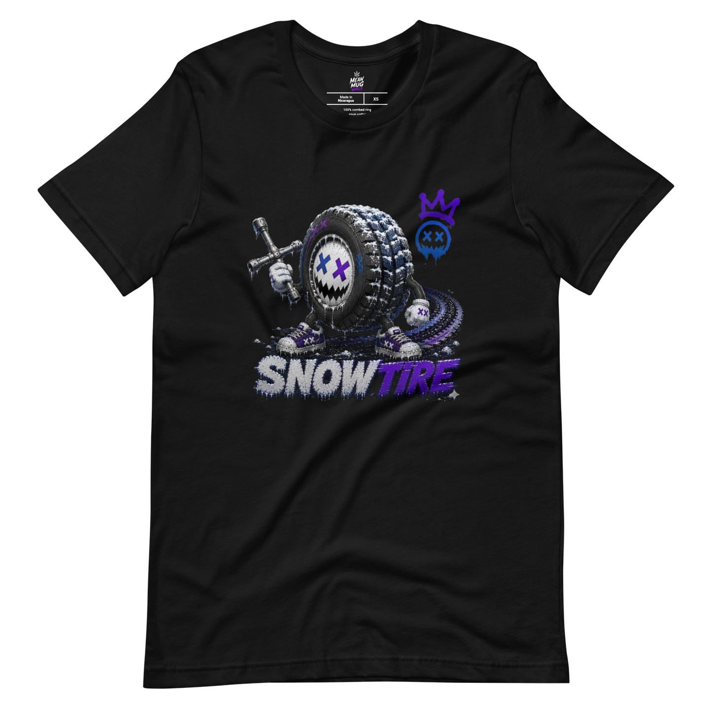 SNOWTIRE Winter Tire Graphic T-Shirt