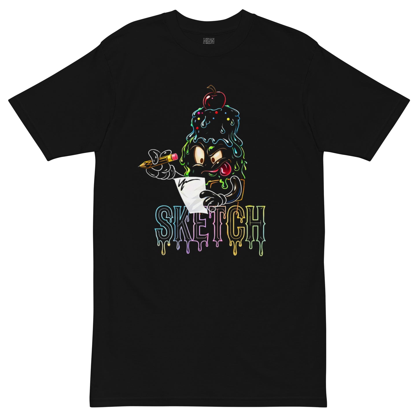 Mean Mugs Sketch Character Graphic Heavyweight Tee