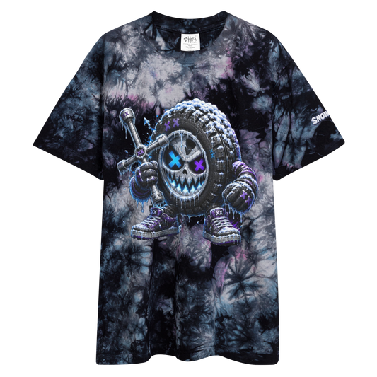 Mean Mug World SNOWTIRE Winter Tire Premium Tee featuring original Frozen Fiends character artwork