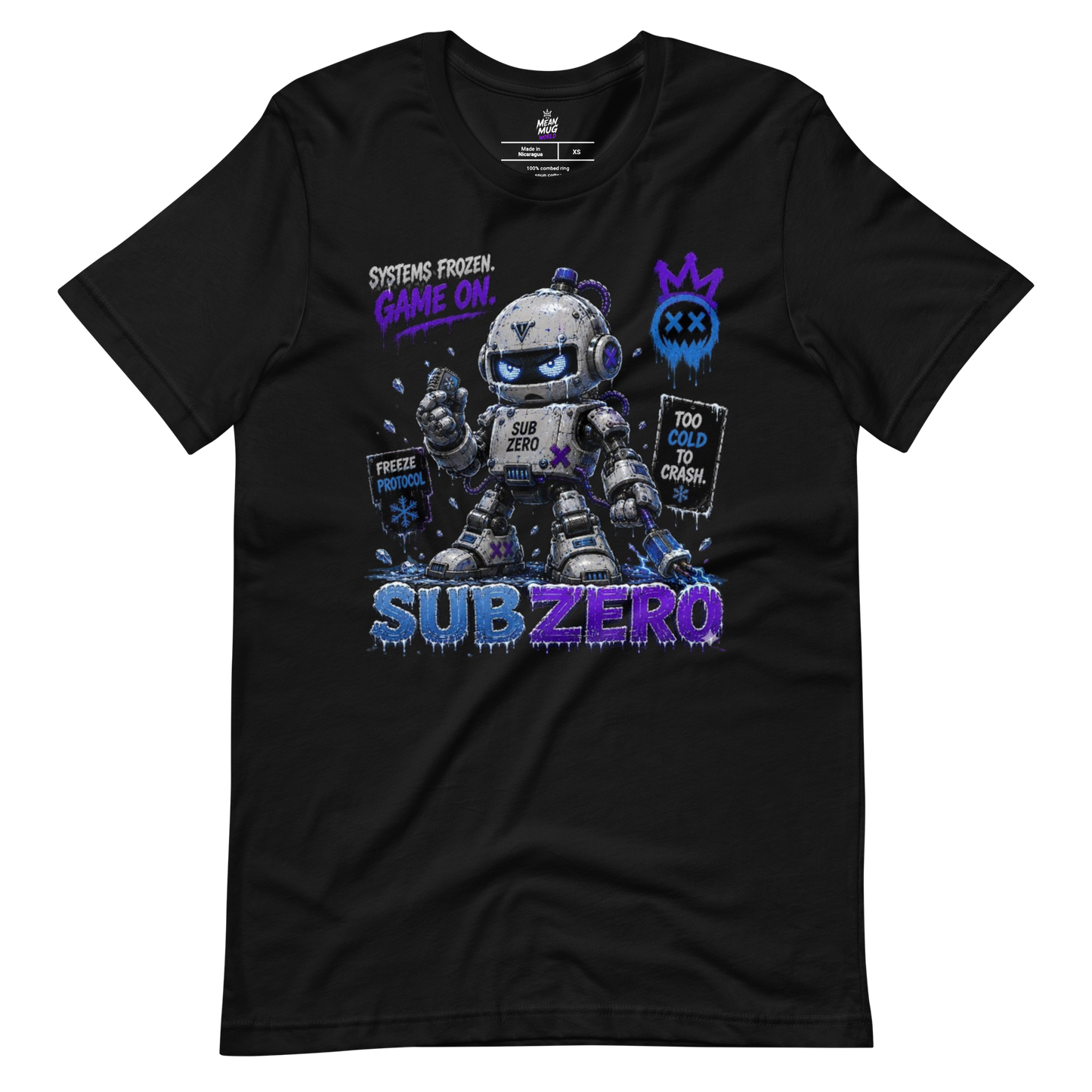 SUB ZERO Ice Robot Graphic T-Shirt