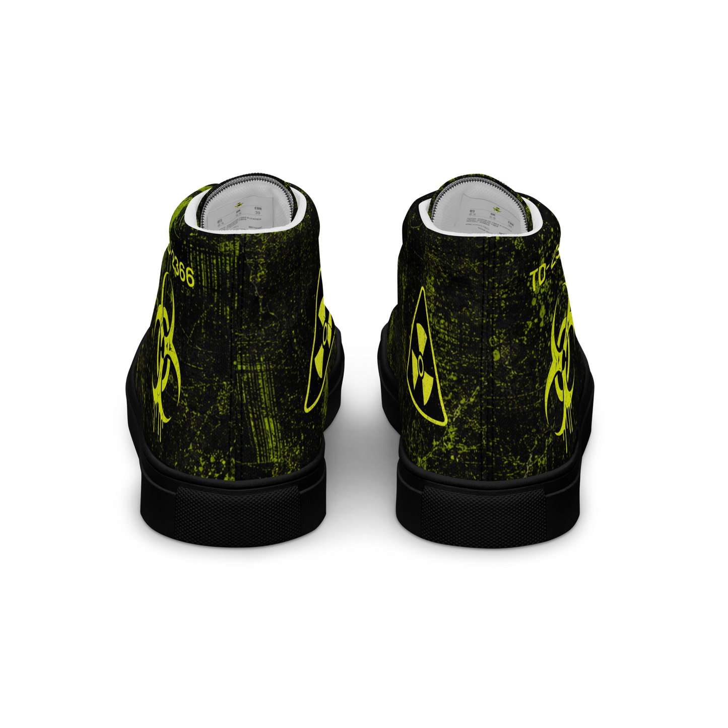 Toxic District Biohazard High Top Canvas Sneakers