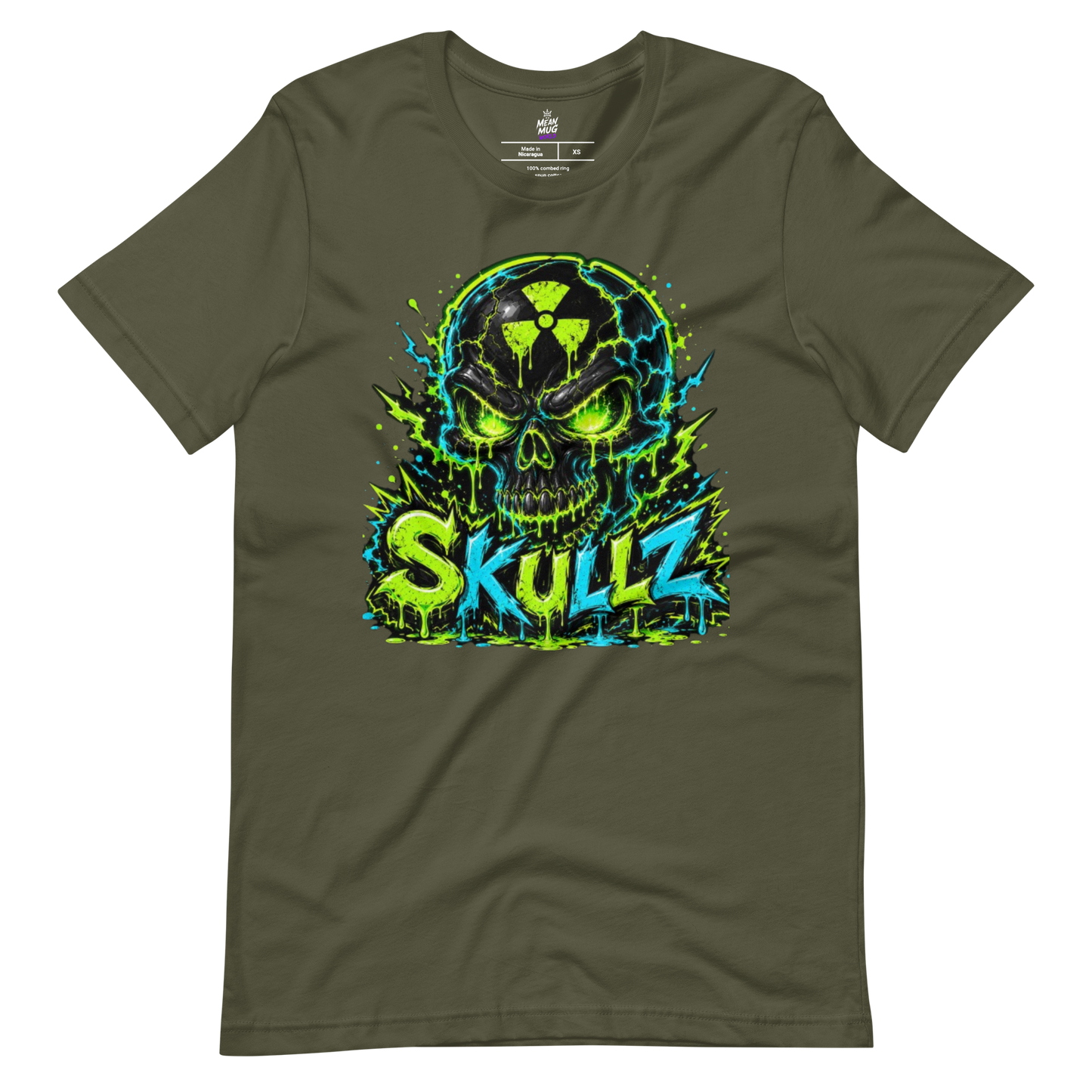 SKULLZ Radioactive Skull Graphic T-Shirt