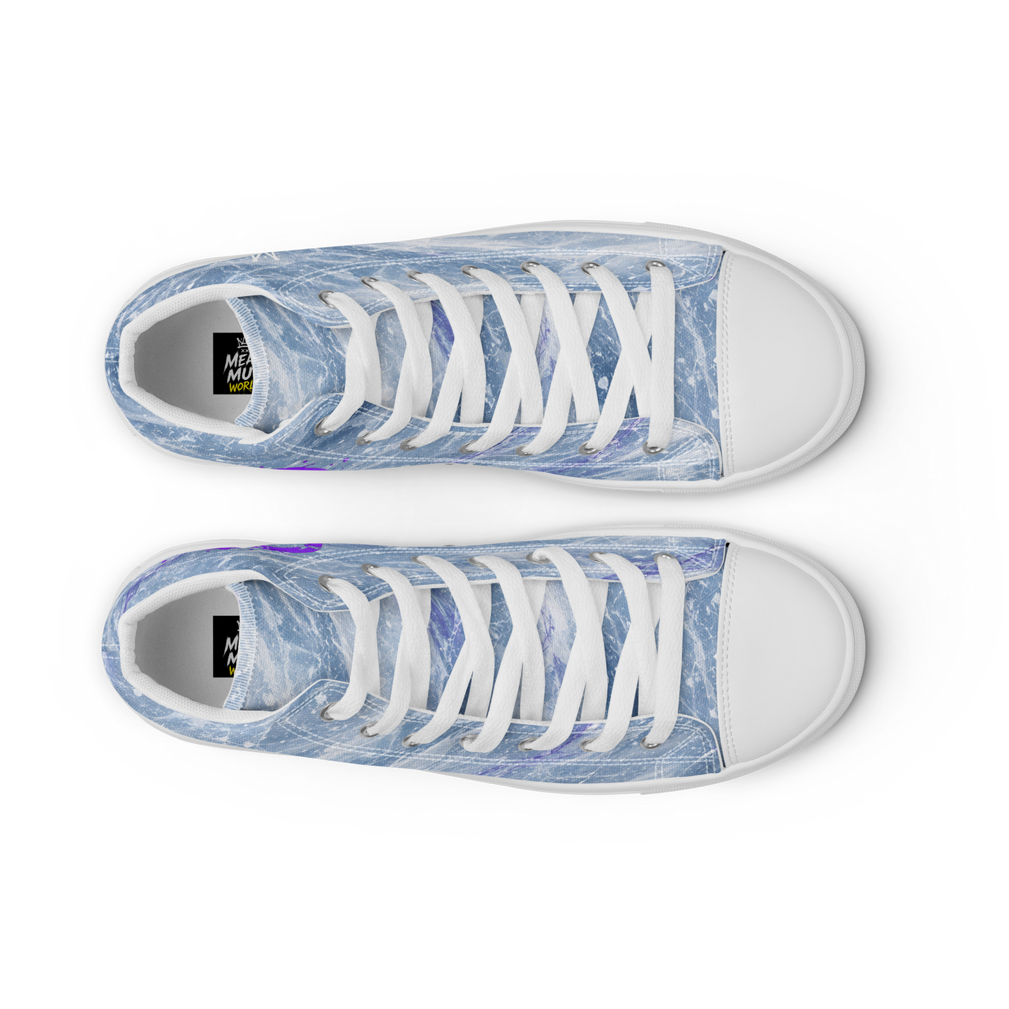 Mean Mug World Signature High Top Canvas Sneakers