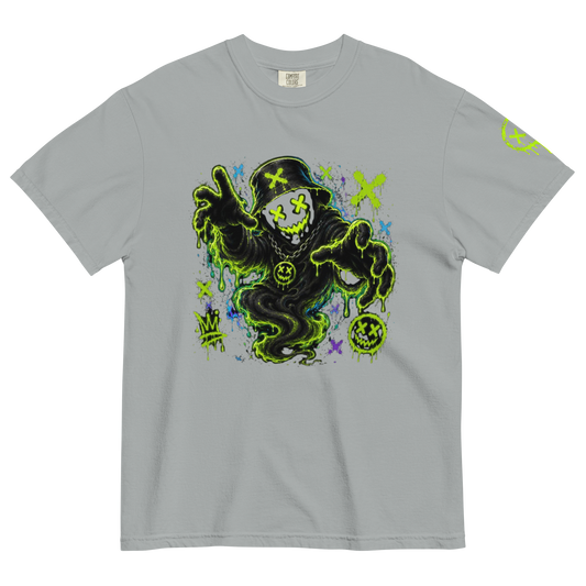 Mean Mug World BOOGIE Shadow Spirit Deluxe Tee featuring original Toxic District character artwork