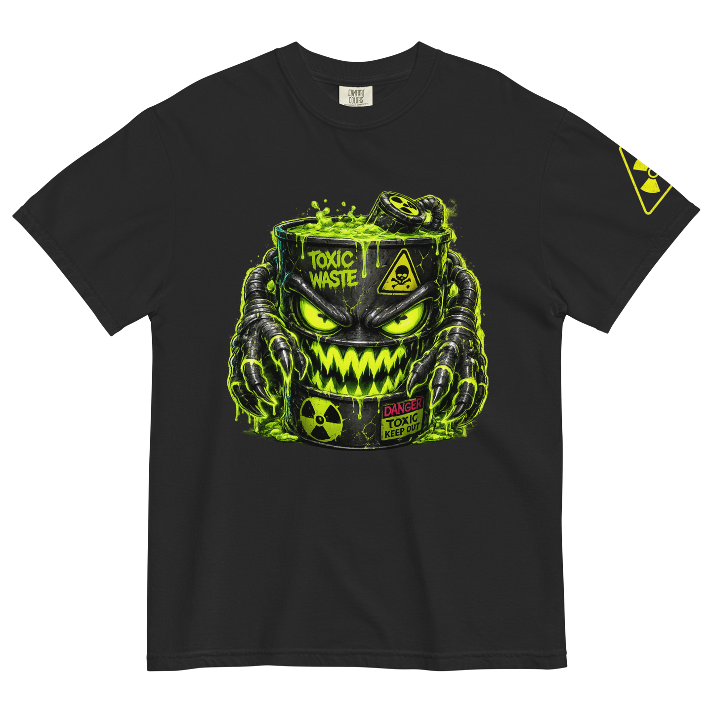 HAZMAT Toxic Waste Barrel Deluxe Tee