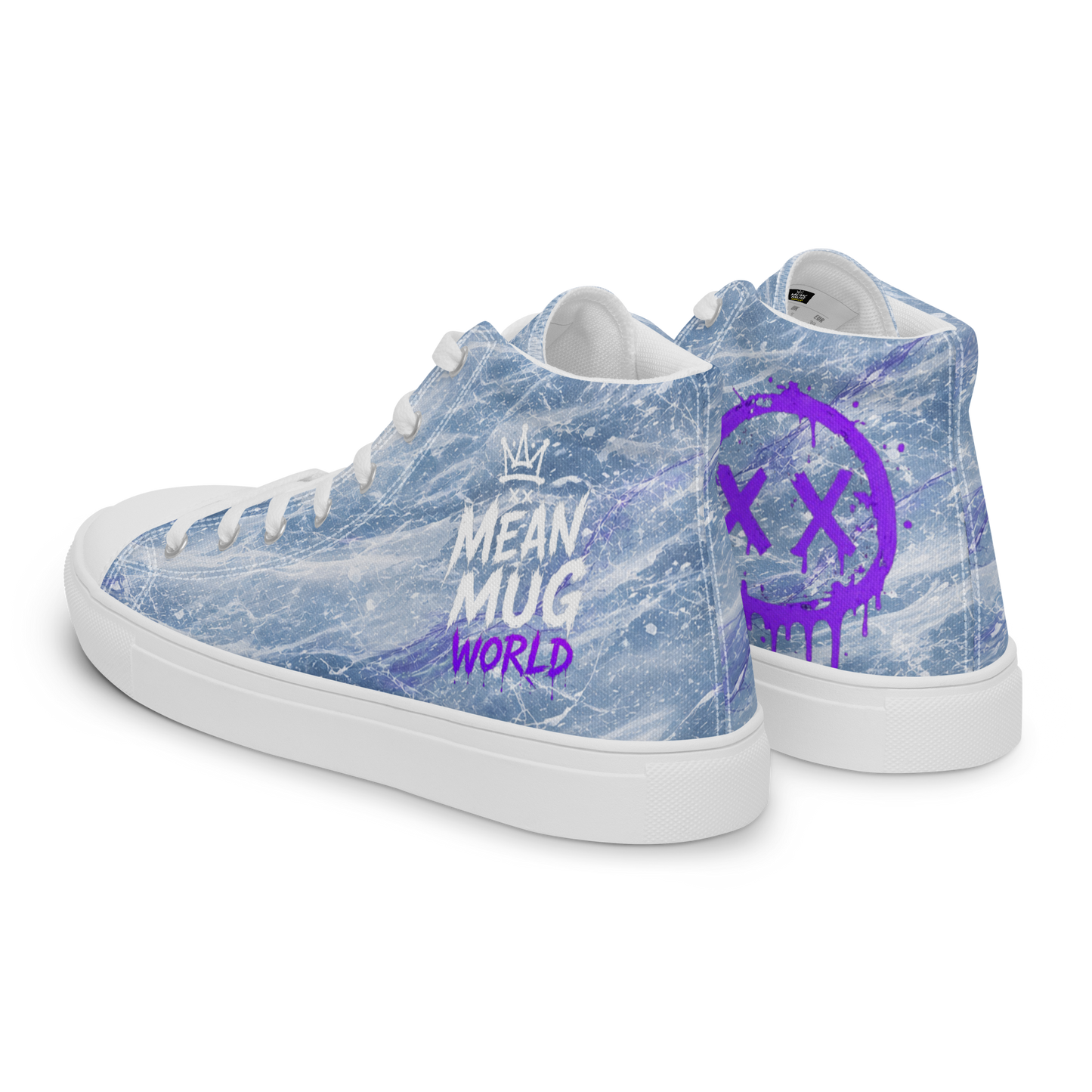 Mean Mug World Signature High Top Canvas Sneakers