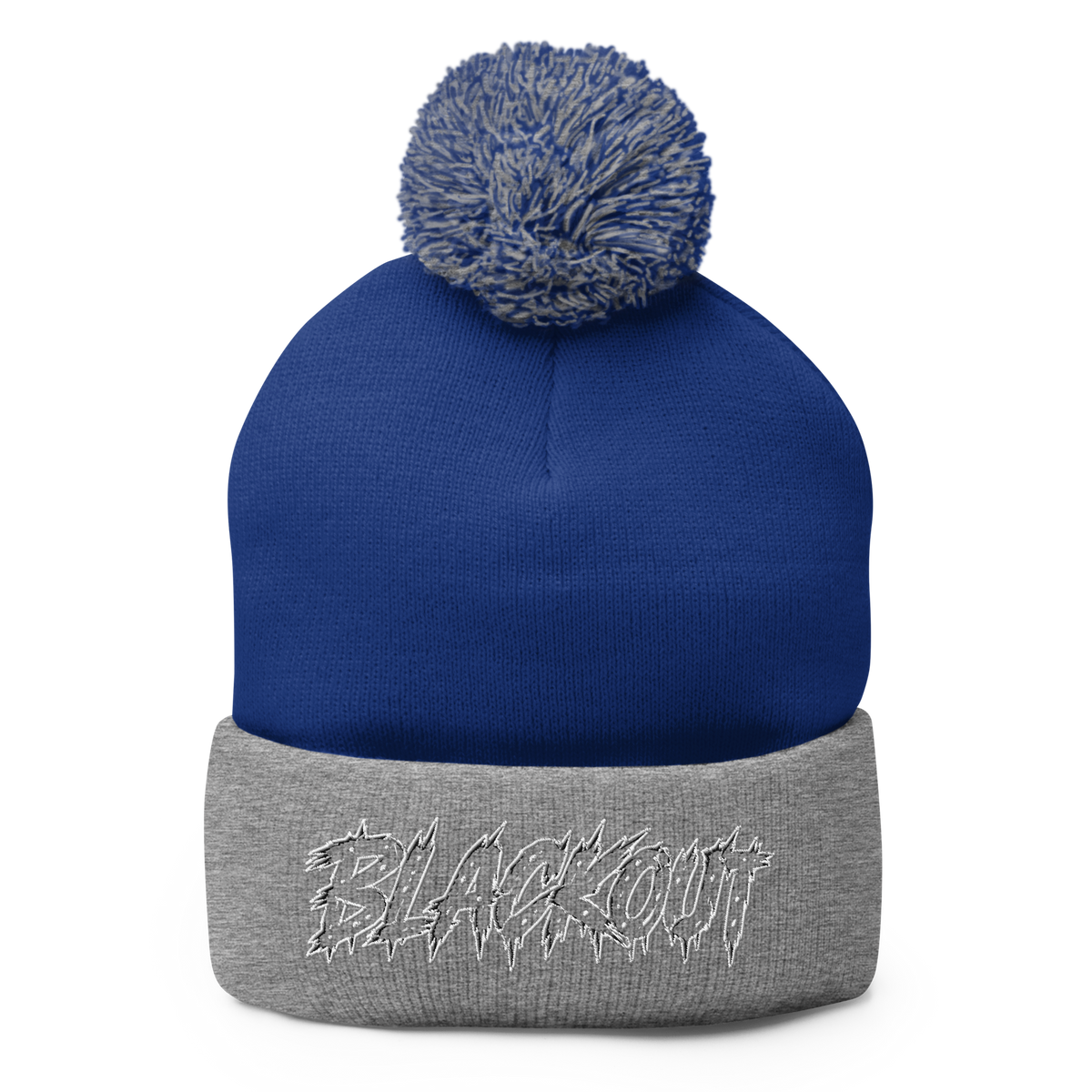 BLACKOUT Pom-Pom Beanie