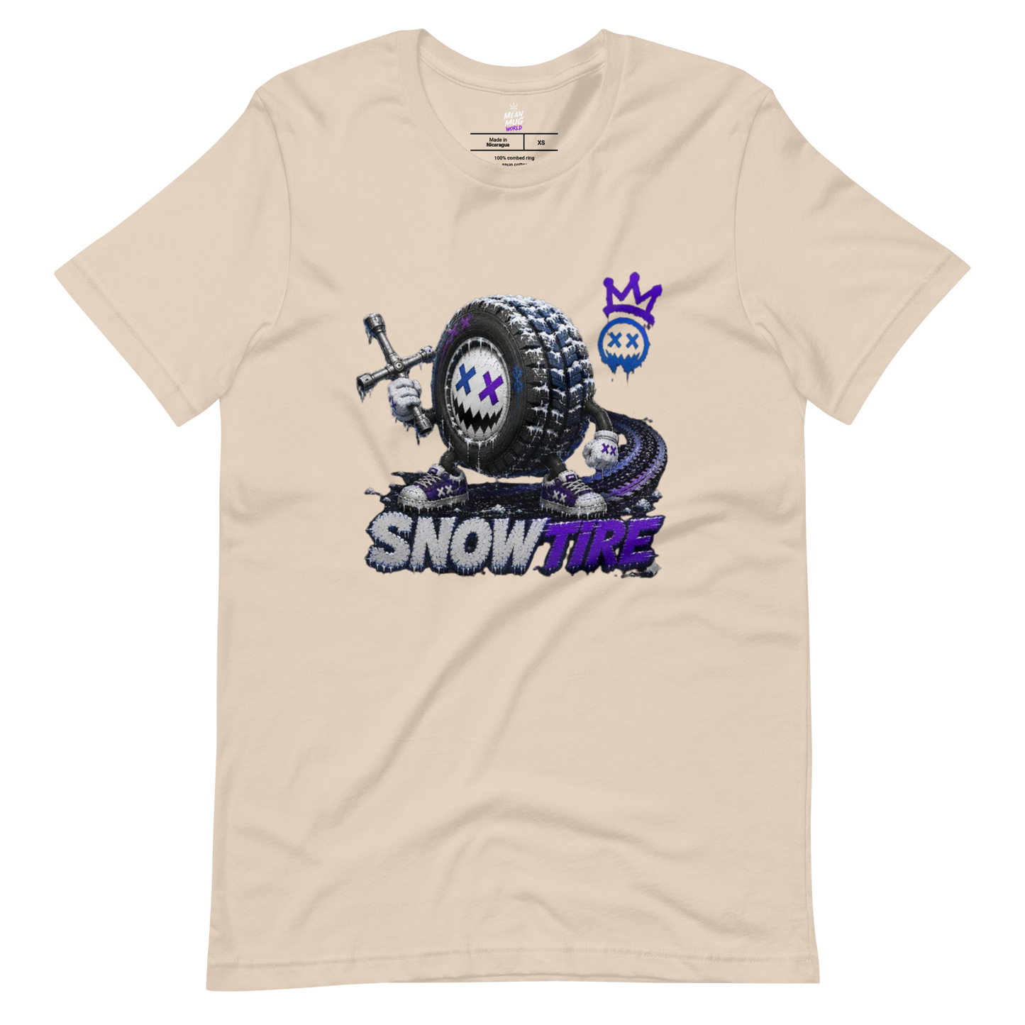 SNOWTIRE Winter Tire Graphic T-Shirt