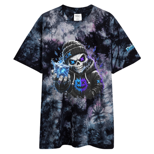 Mean Mug World FROSTBITE Ice Skull Premium Tee featuring original Frozen Fiends character artwork