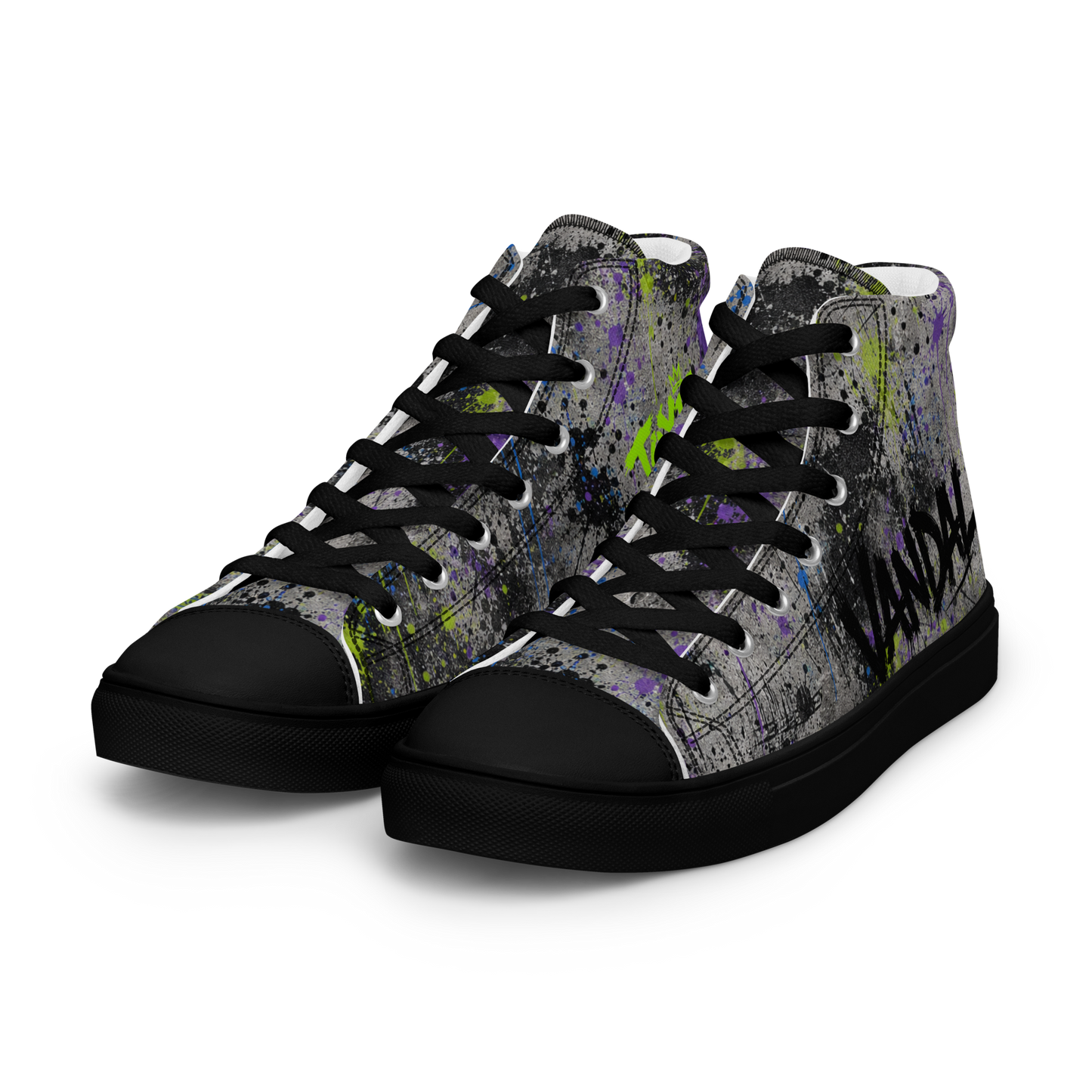 VANDAL Graffiti Warfare High Top Canvas Sneakers
