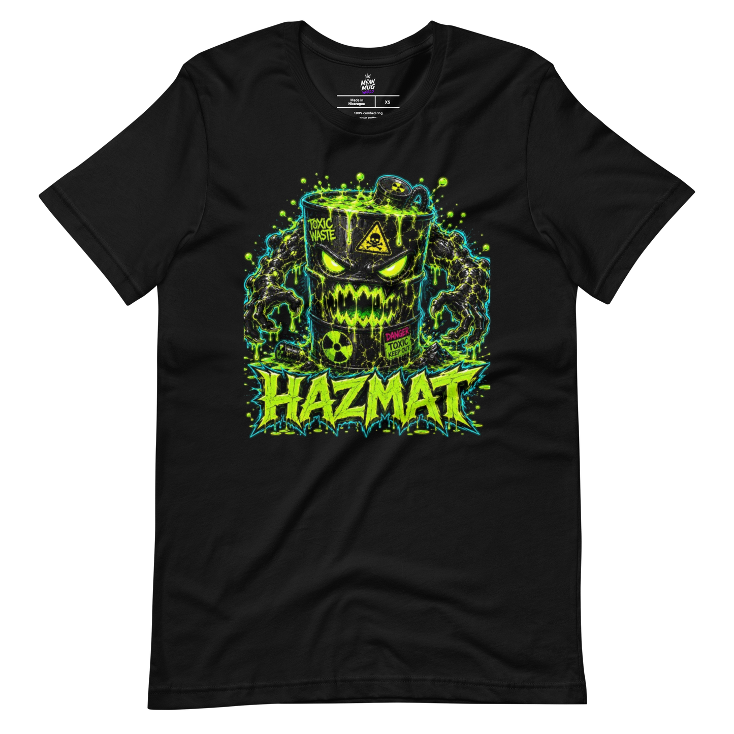 HAZMAT Toxic Waste Barrel Graphic T-Shirt