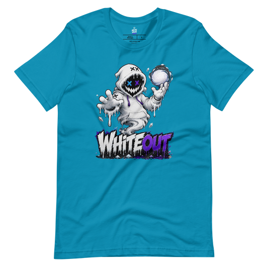 WHITEOUT Frost Spirit graphic t-shirt from Frozen Fiends by Mean Mug World