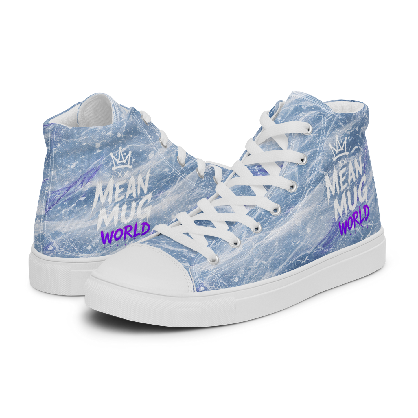 Mean Mug World Signature High Top Canvas Sneakers