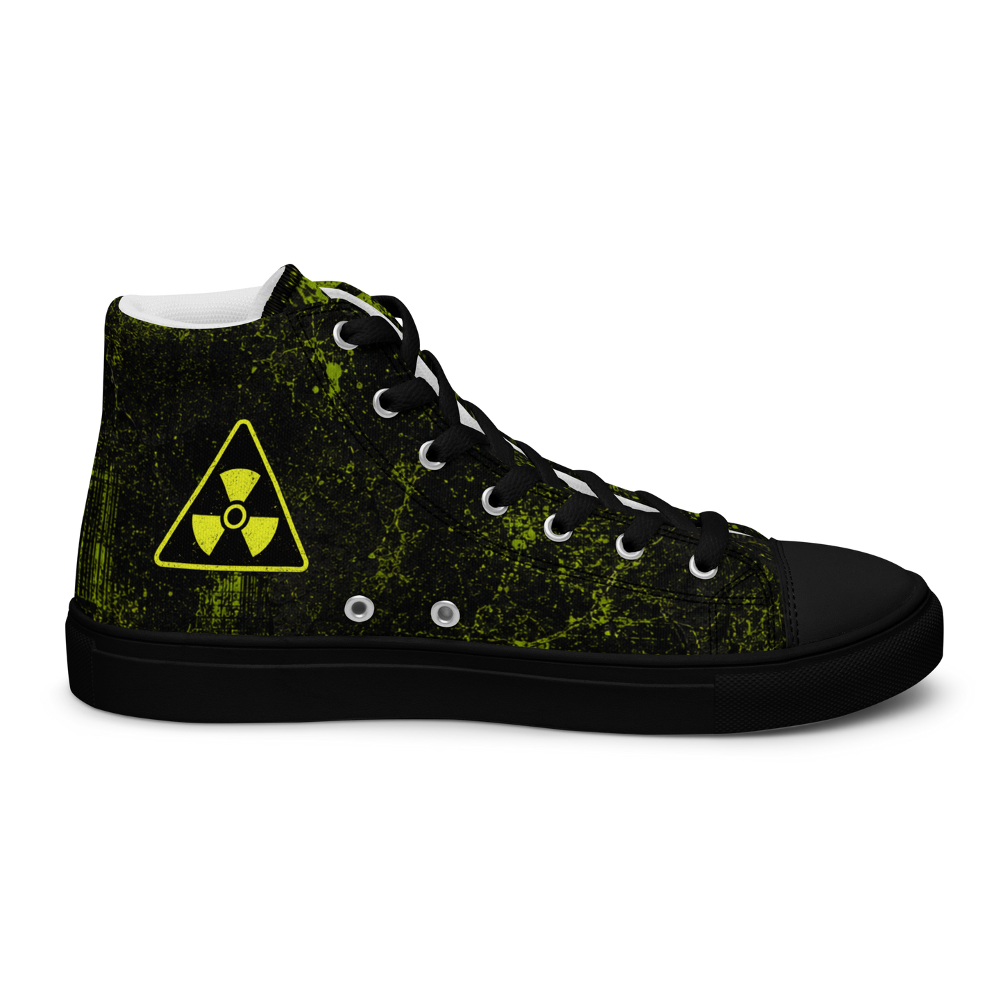 Toxic District Biohazard High Top Canvas Sneakers