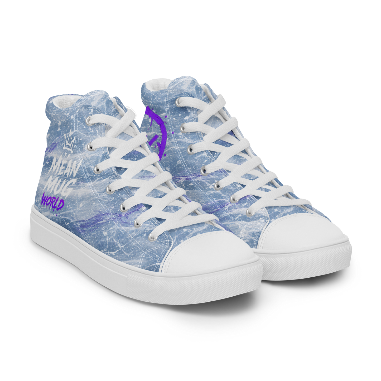 Mean Mug World Signature High Top Canvas Sneakers