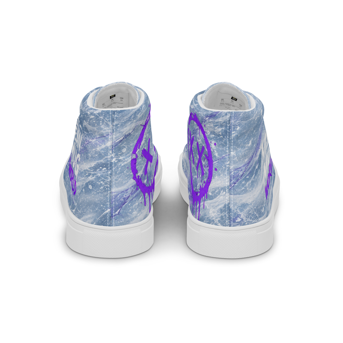 Mean Mug World Signature High Top Canvas Sneakers