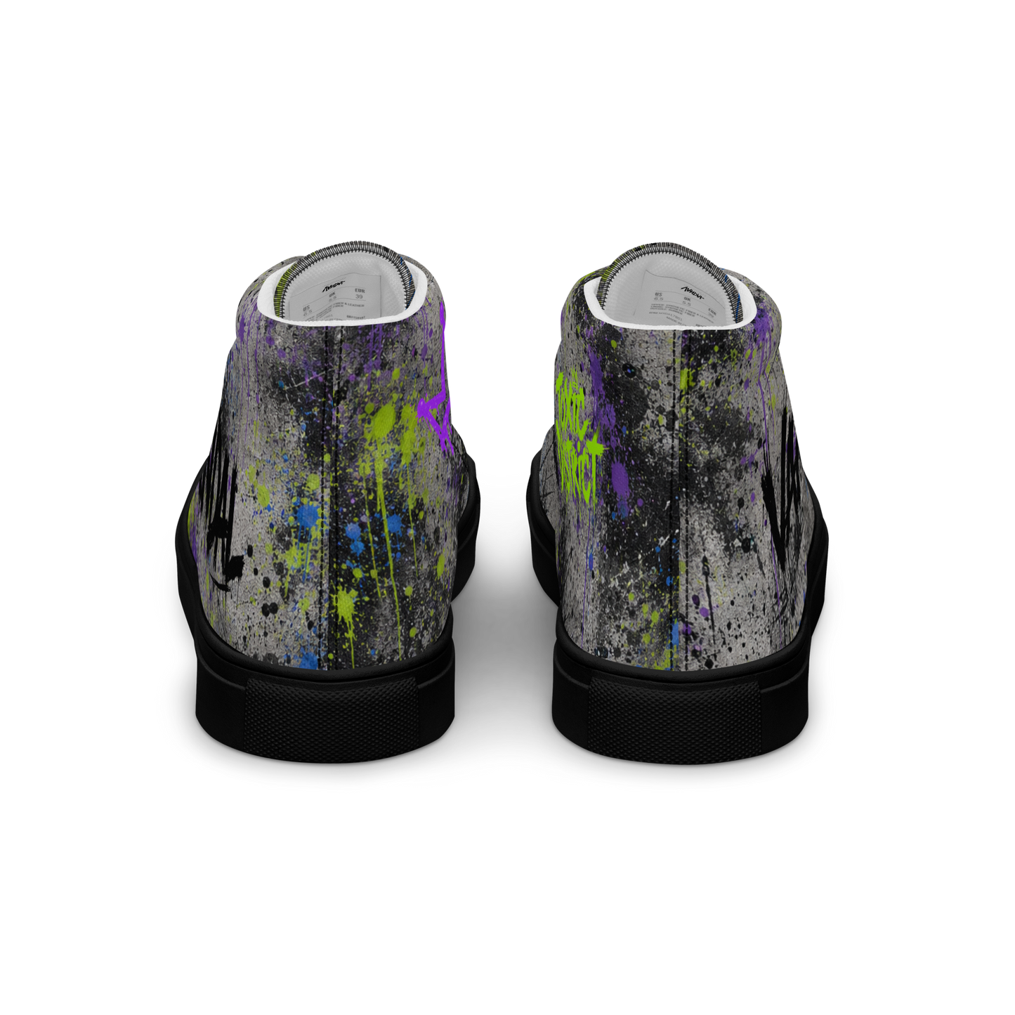 VANDAL Graffiti Warfare High Top Canvas Sneakers