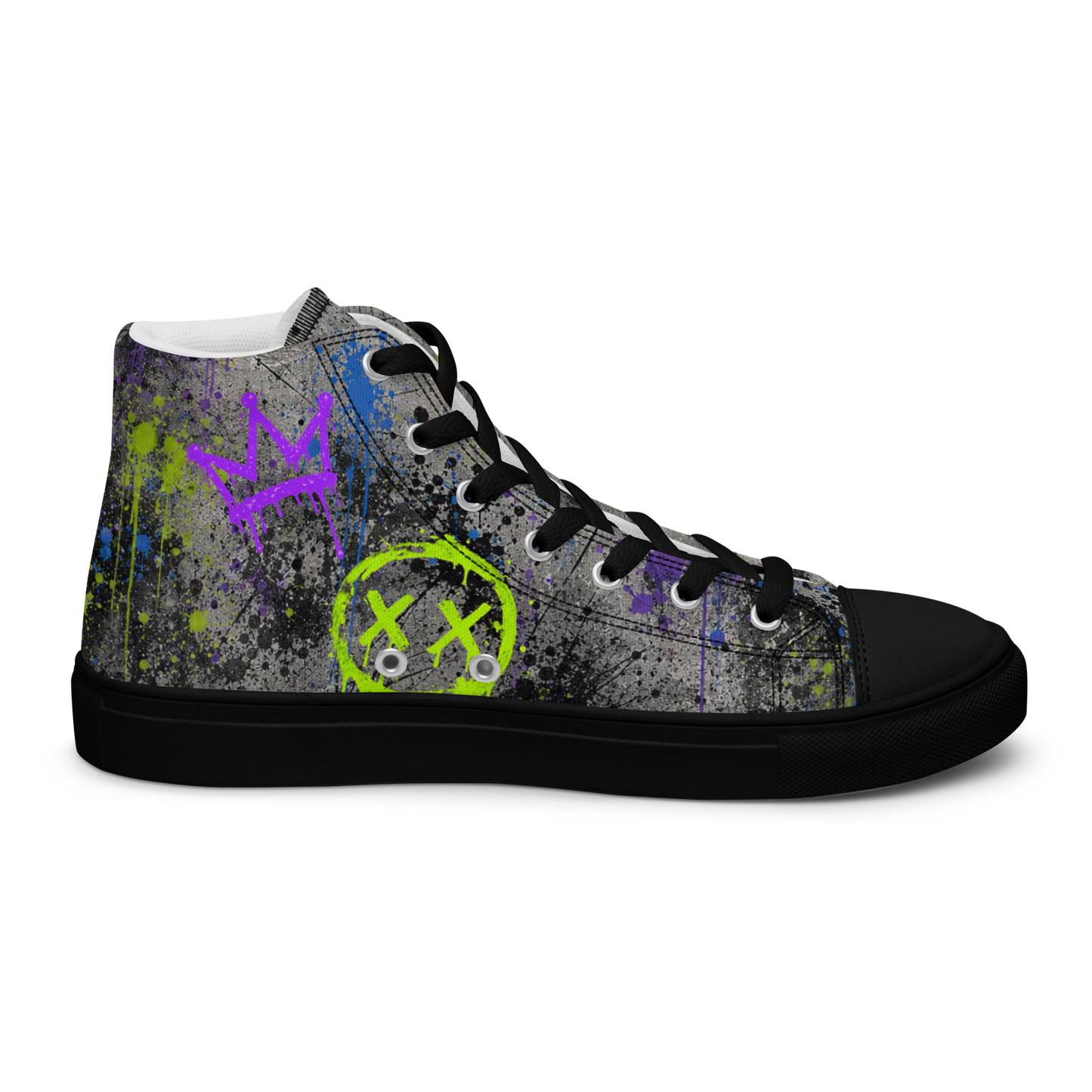 VANDAL Graffiti Warfare High Top Canvas Sneakers