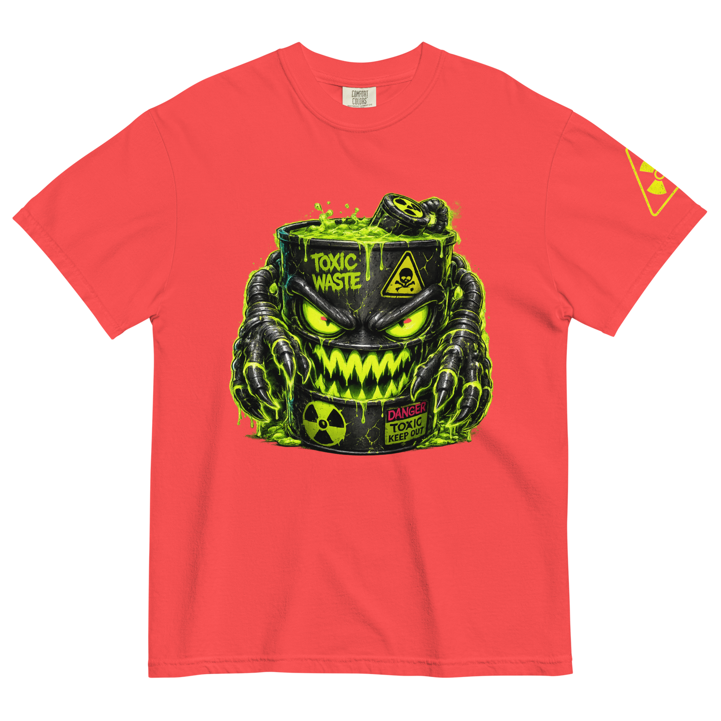 HAZMAT Toxic Waste Barrel Deluxe Tee