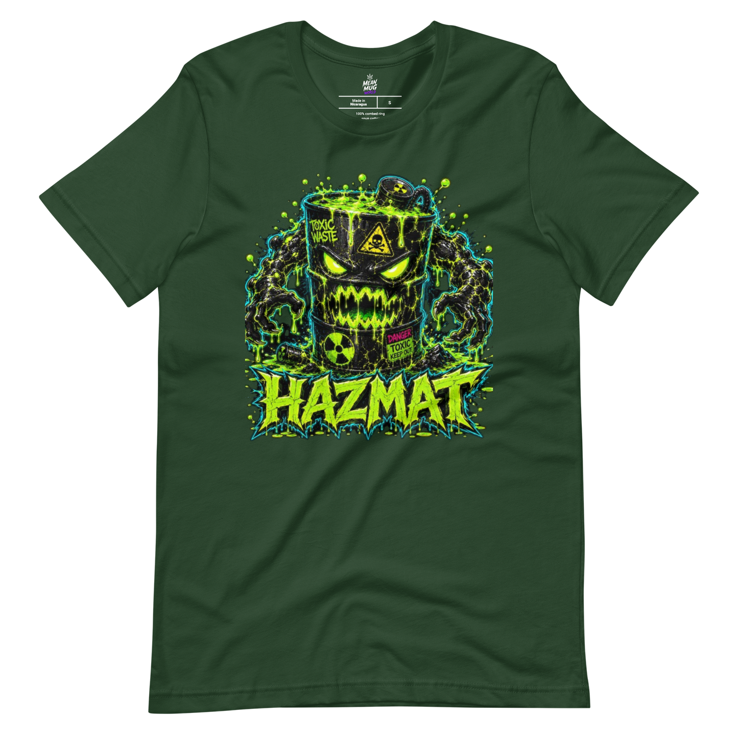 HAZMAT Toxic Waste Barrel Graphic T-Shirt