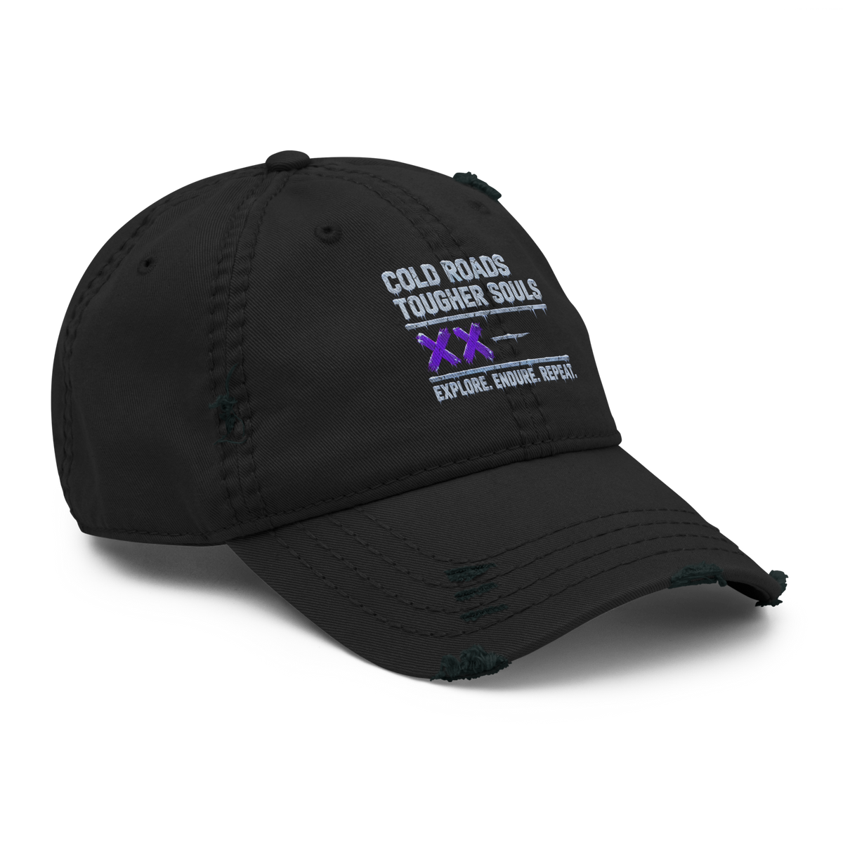 SNOWTIRE Distressed Hat