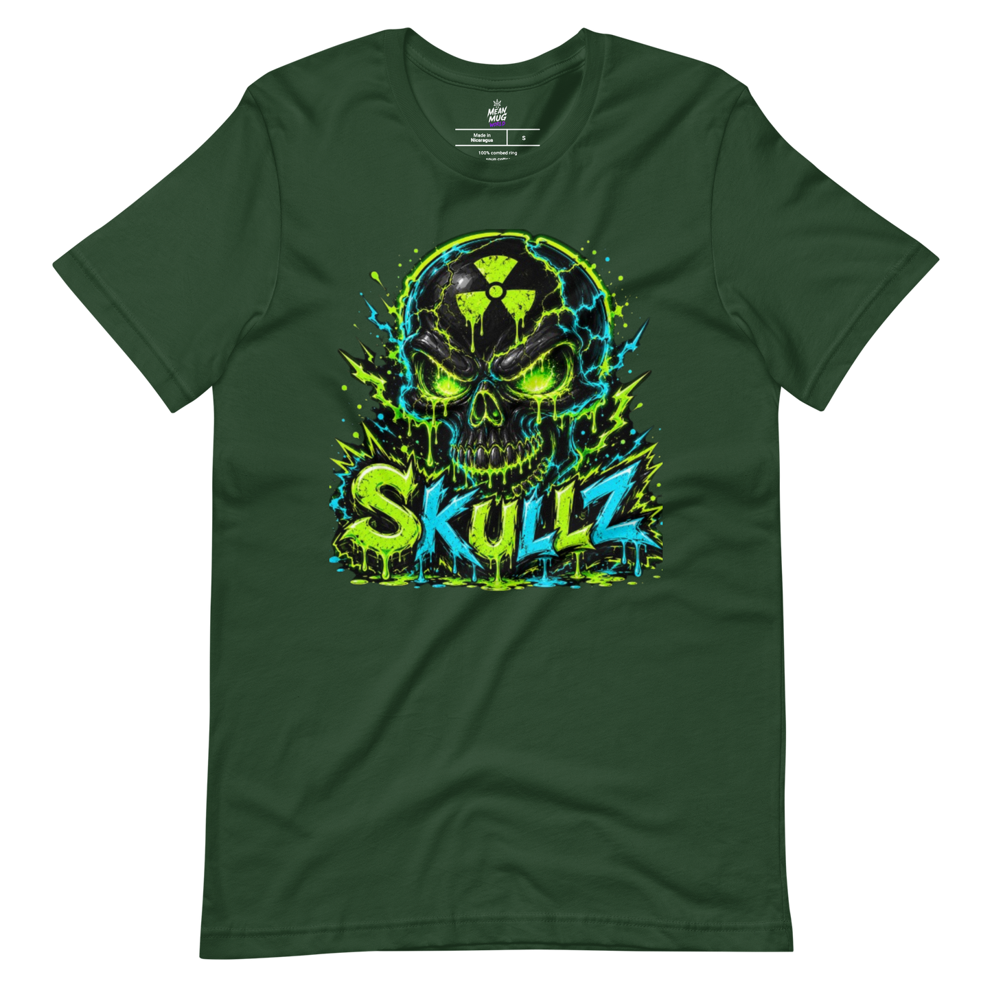 SKULLZ Radioactive Skull Graphic T-Shirt