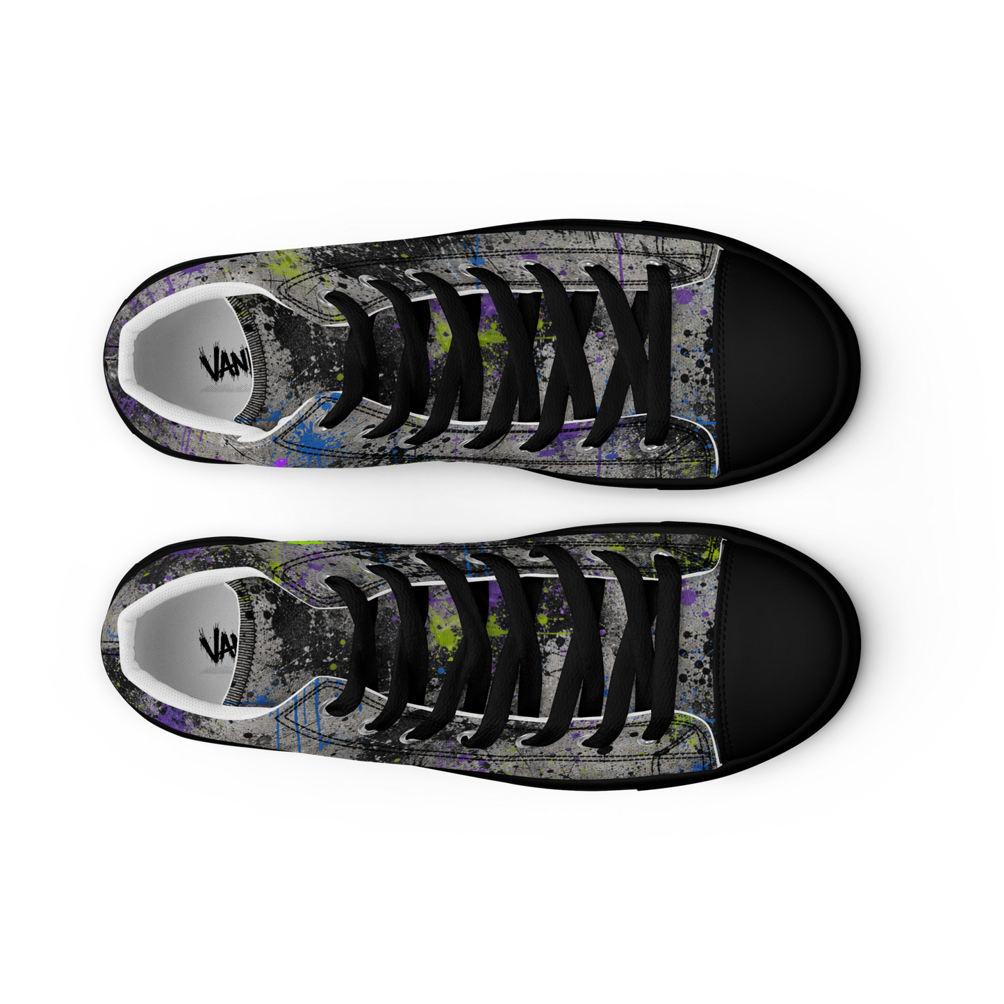 VANDAL Graffiti Warfare High Top Canvas Sneakers
