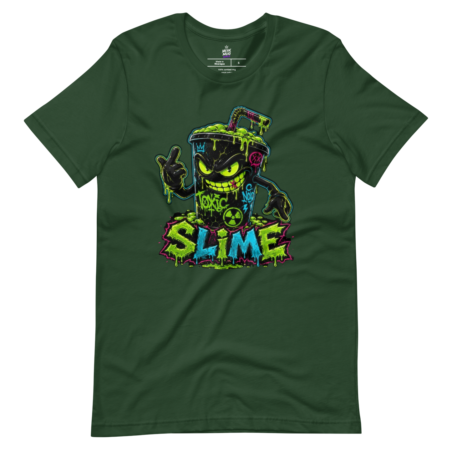 SLIME Toxic Sludge Cup graphic t-shirt from Toxic District by Mean Mug World