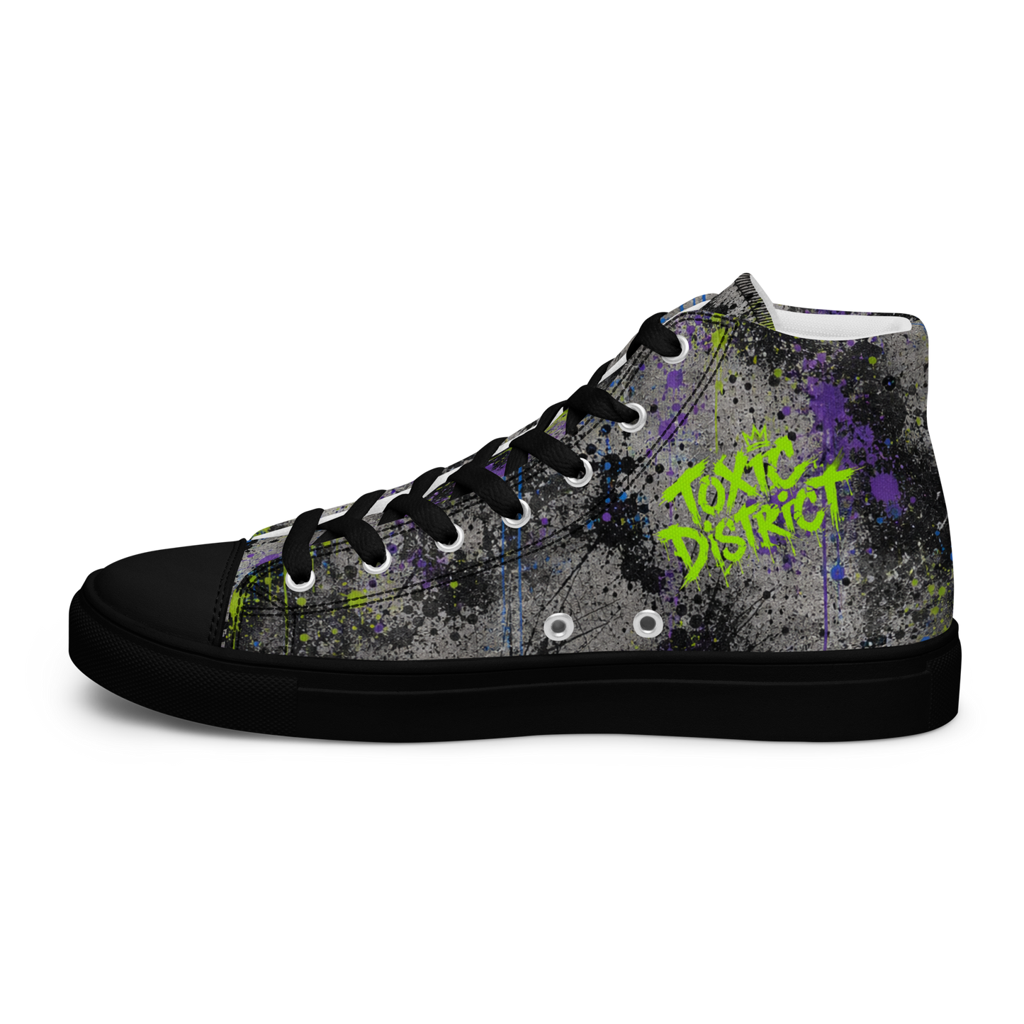 VANDAL Graffiti Warfare High Top Canvas Sneakers