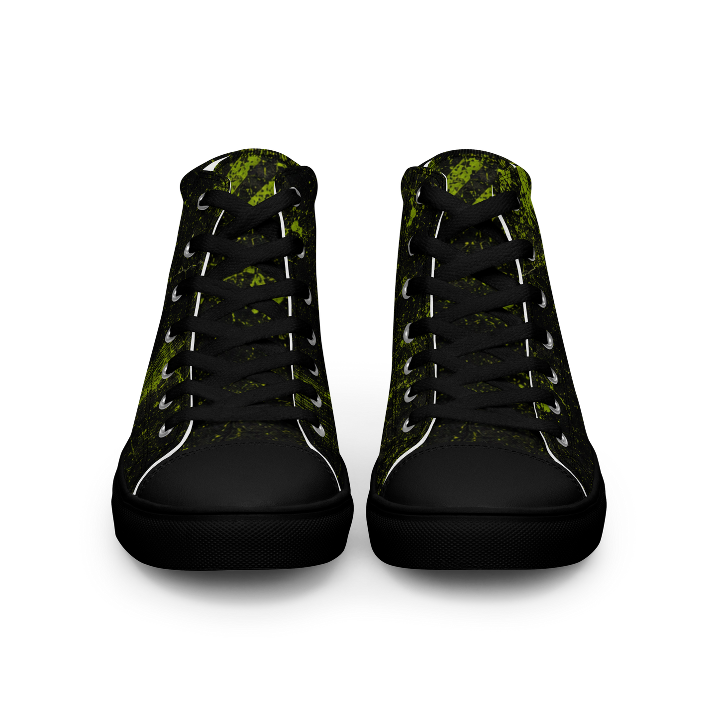 Toxic District Biohazard High Top Canvas Sneakers