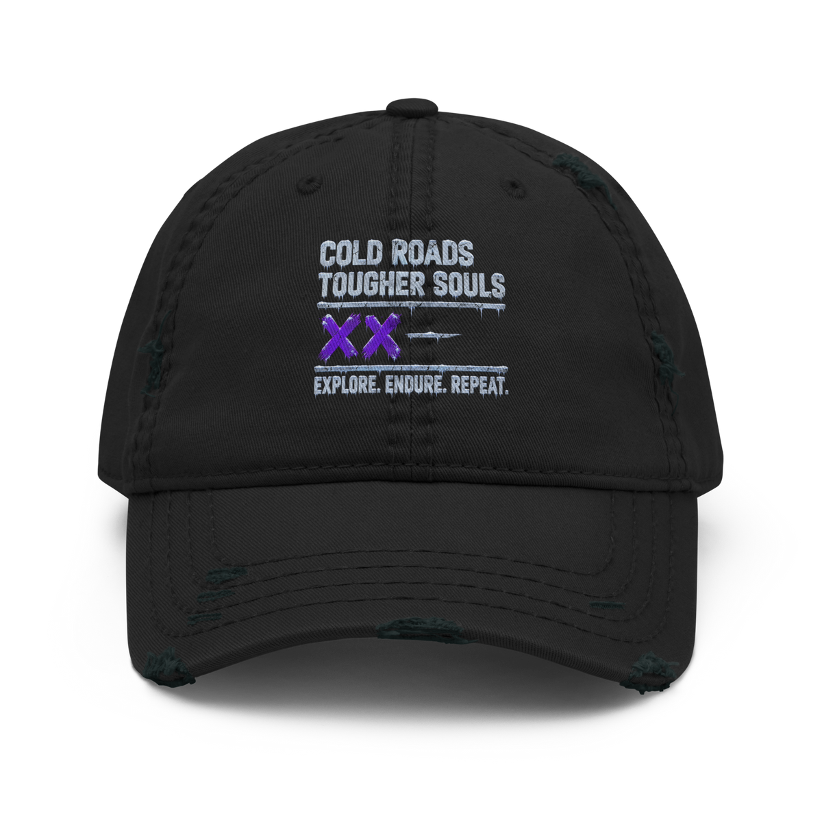 SNOWTIRE Distressed Hat
