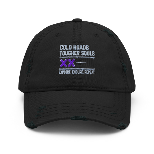 SNOWTIRE Distressed Hat