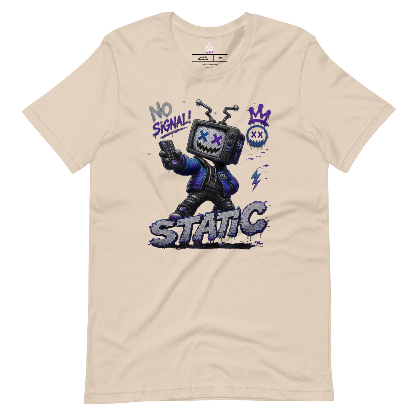 STATIC TV Head Graphic T-Shirt