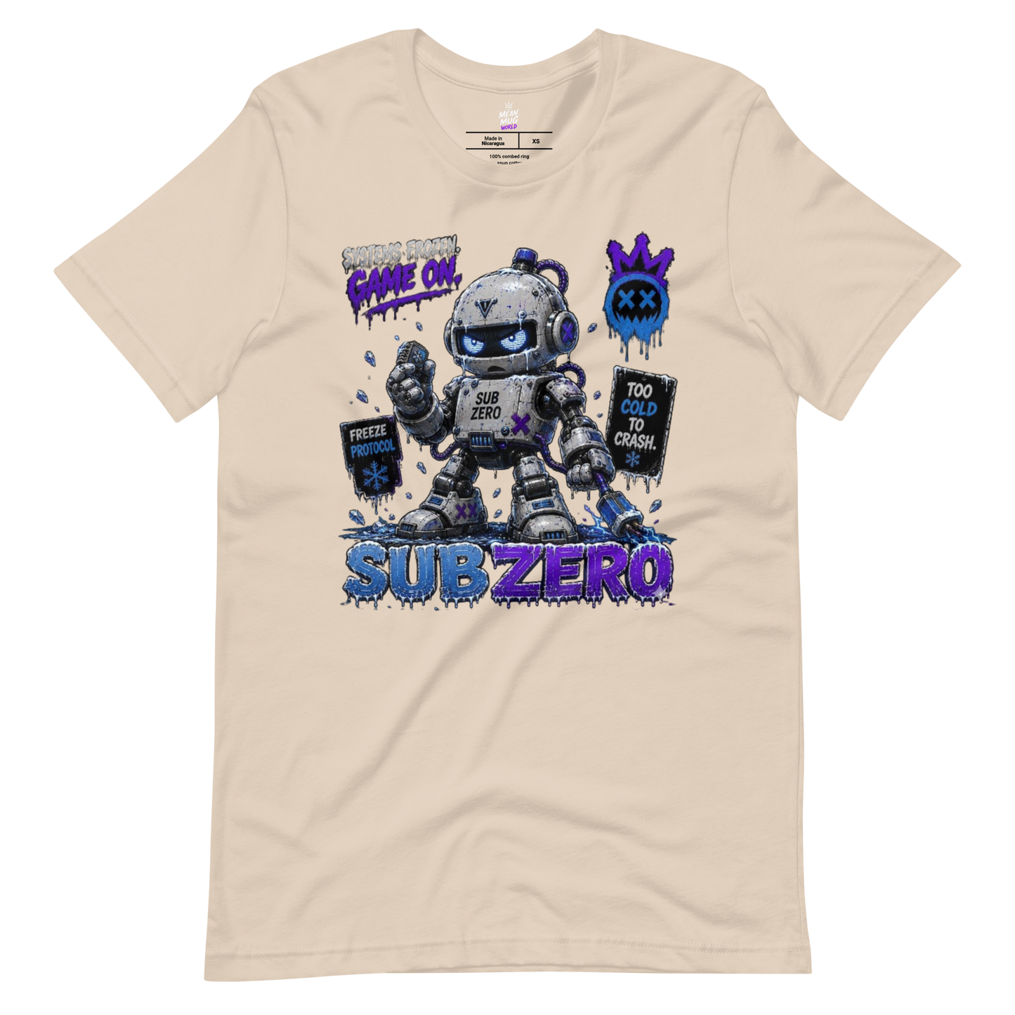 SUB ZERO Ice Robot Graphic T-Shirt
