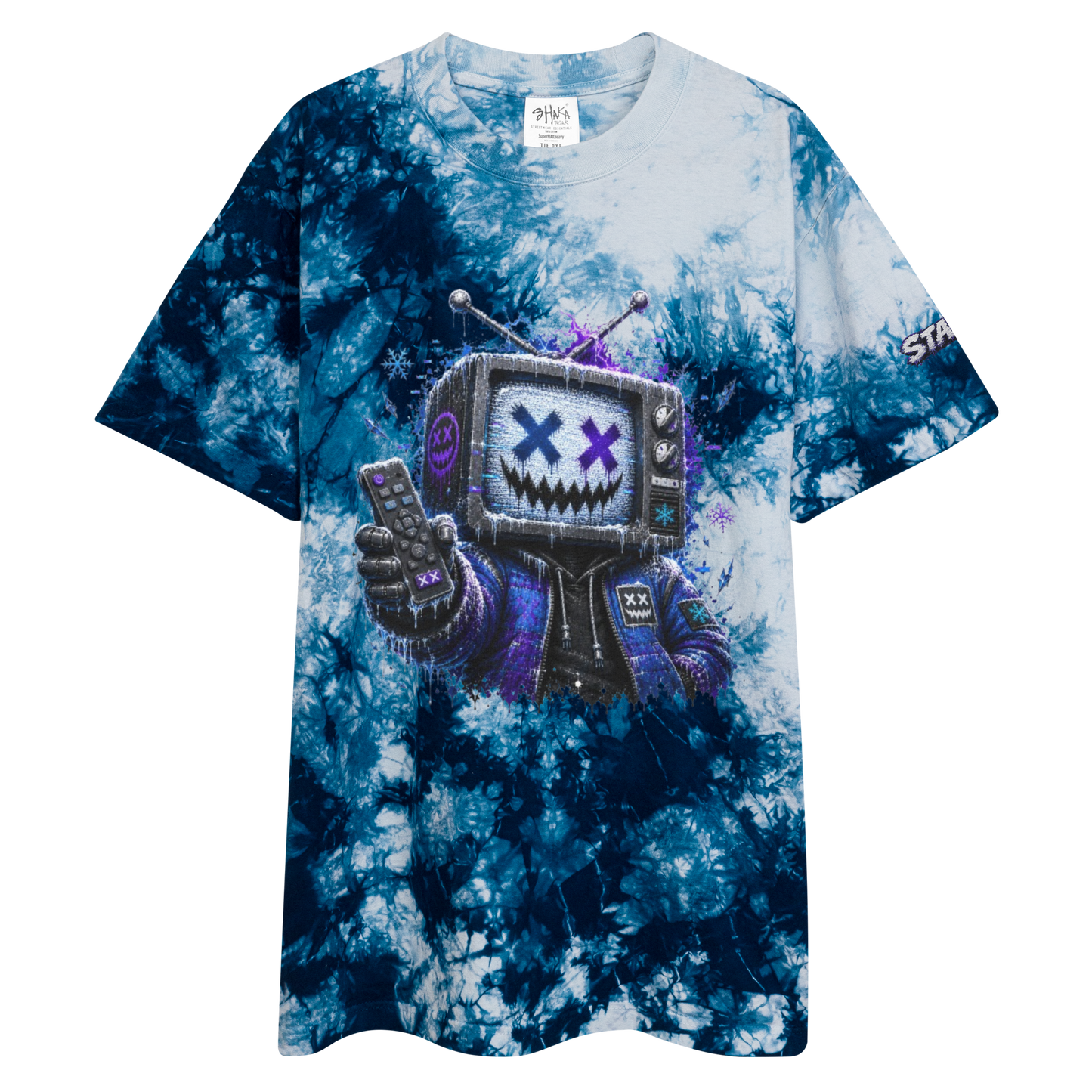 STATIC Glitched TV Head Deluxe Tee