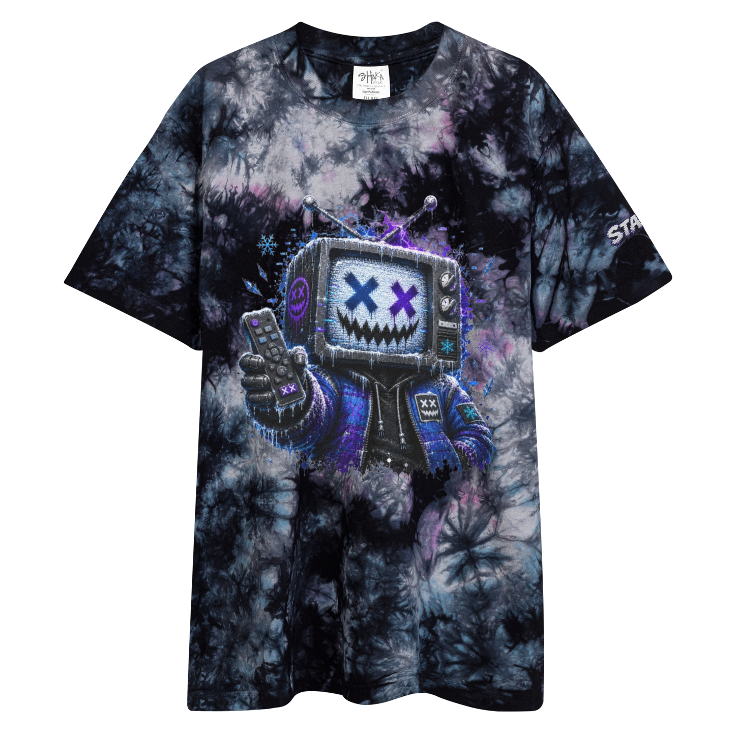 STATIC Glitched TV Head Deluxe Tee