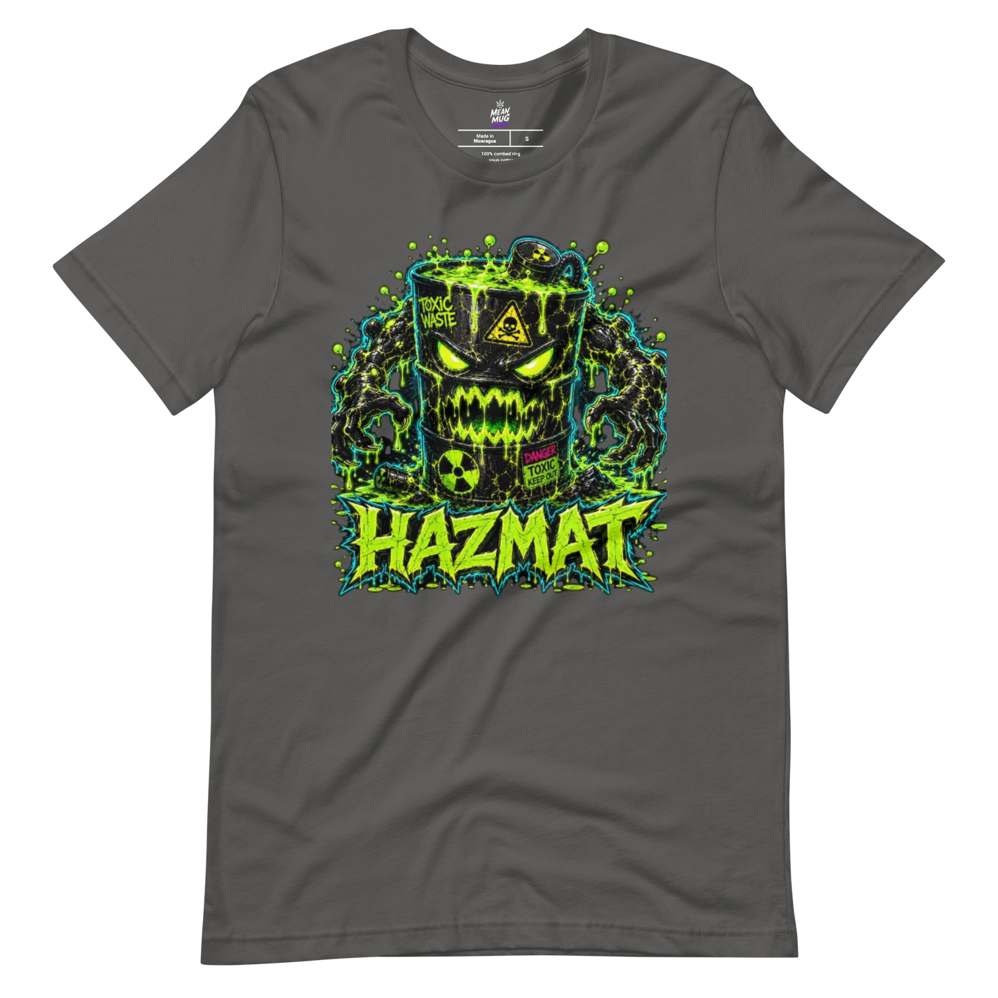 HAZMAT Toxic Waste Barrel Graphic T-Shirt