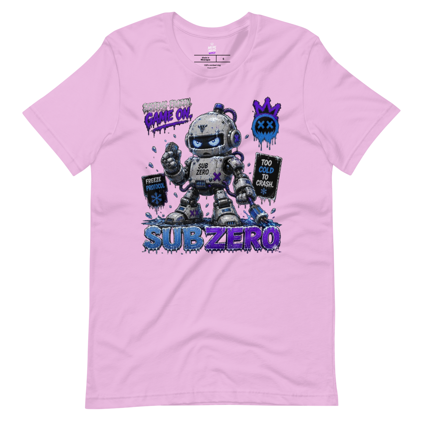 SUB ZERO Ice Robot Graphic T-Shirt