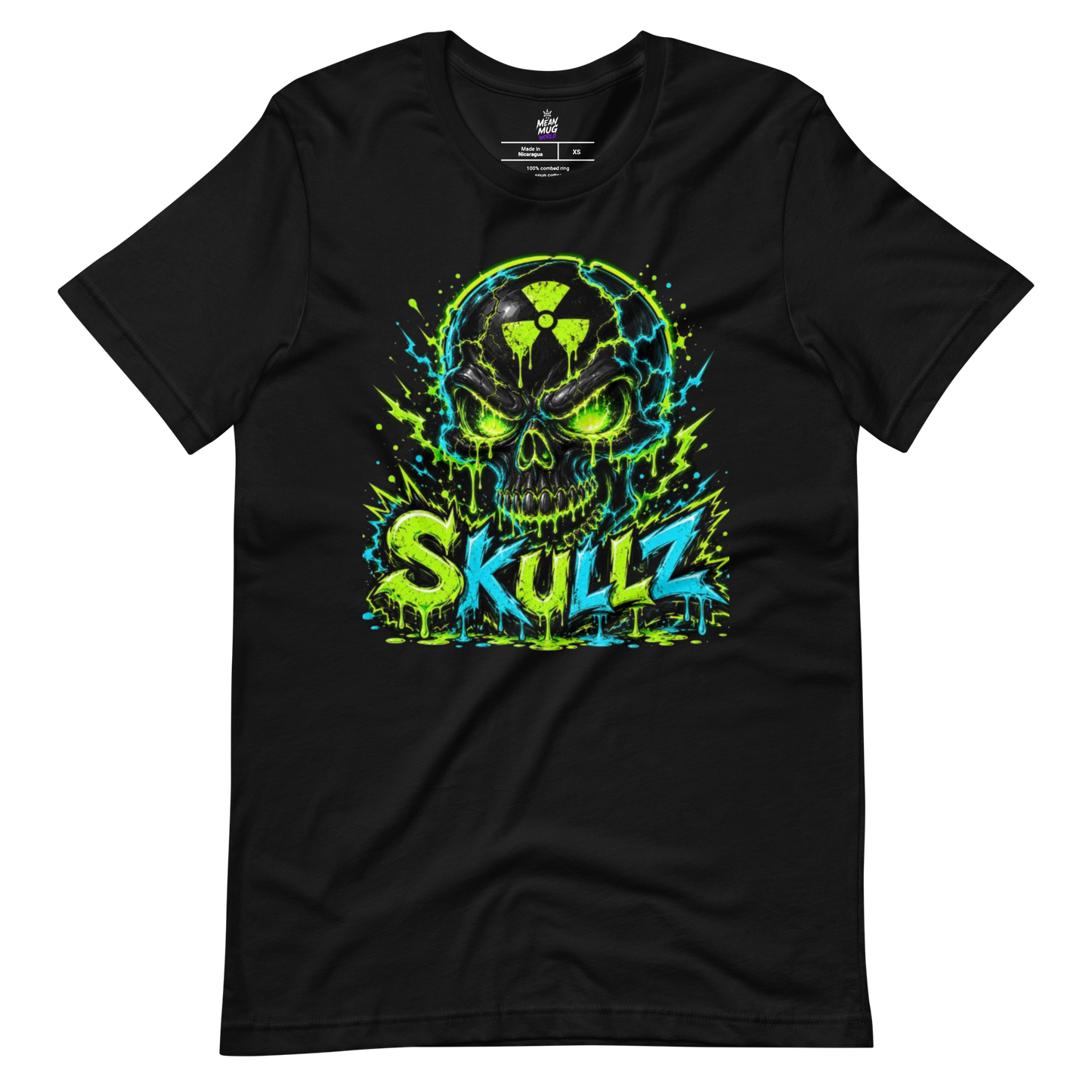 SKULLZ Radioactive Skull Graphic T-Shirt