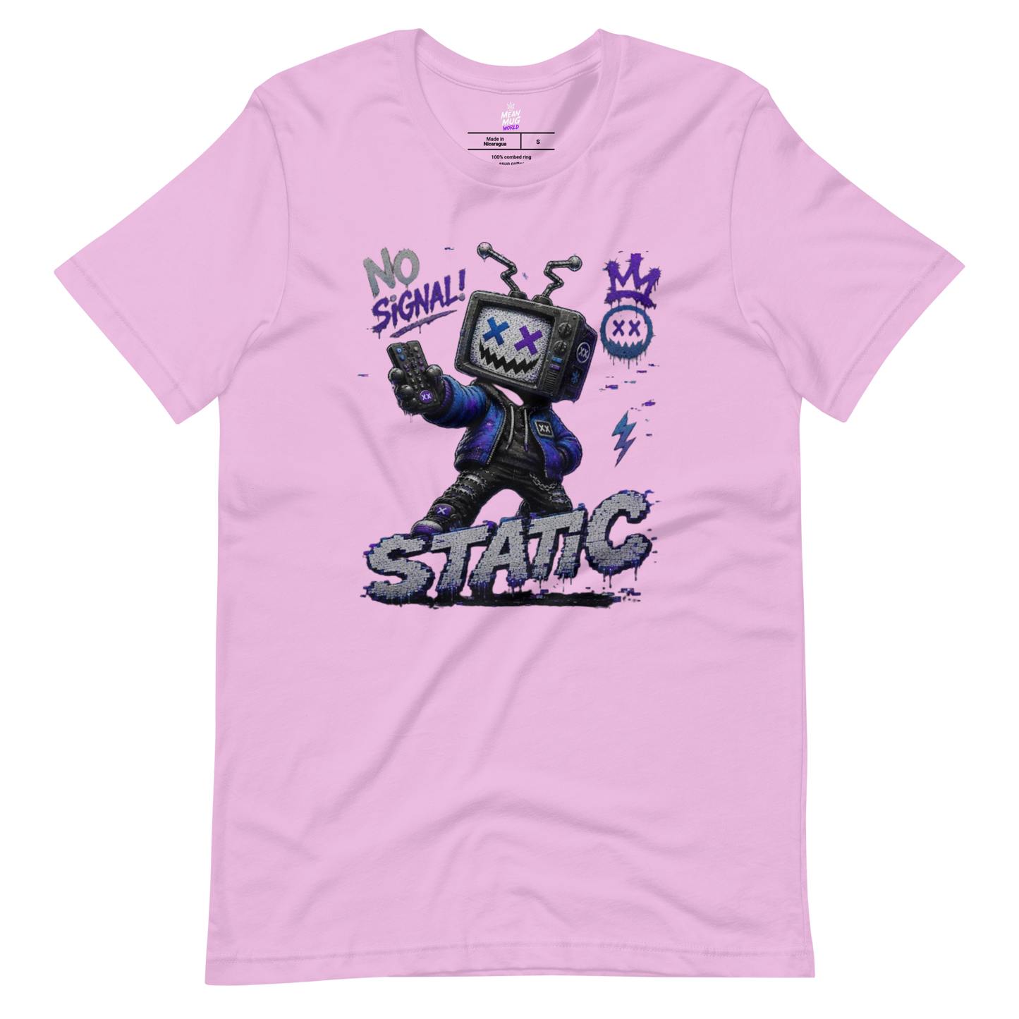 STATIC TV Head Graphic T-Shirt